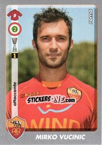 Sticker Mirko Vucinic - Calciatori 2008-2009 n. 383 - Panini