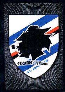 Sticker Scudetto(Sampdoria) - Calciatori 2008-2009 n. 385 - Panini