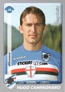 Cromo Hugo Campagnaro - Calciatori 2008-2009 n. 387 - Panini