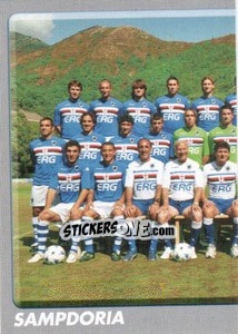 Sticker Sguadra/1(Sampdoria) - Calciatori 2008-2009 - Panini