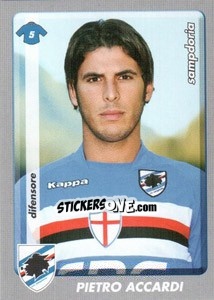 Cromo Pietro Accardi - Calciatori 2008-2009 - Panini
