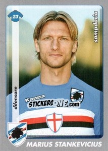 Figurina Marius Stankevicius - Calciatori 2008-2009 - Panini