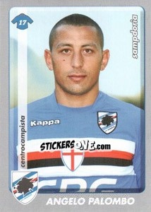 Sticker Angelo Palombo - Calciatori 2008-2009 n. 398 - Panini