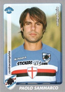 Sticker Paolo Sammarco - Calciatori 2008-2009 n. 399 - Panini