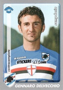 Sticker Gennaro Delvecchio - Calciatori 2008-2009 n. 402 - Panini