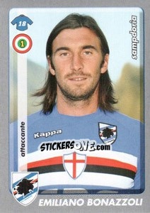 Sticker Emiliano Bonazzoli - Calciatori 2008-2009 n. 407 - Panini