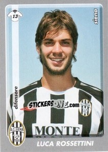 Sticker Luca Rossettini - Calciatori 2008-2009 - Panini