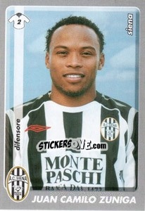 Sticker Juan Camilo Zuniga - Calciatori 2008-2009 n. 420 - Panini
