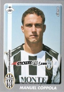 Sticker Manuel Coppola - Calciatori 2008-2009 n. 422 - Panini