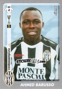 Cromo Ahmed Barusso - Calciatori 2008-2009 - Panini