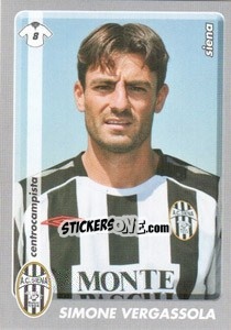 Sticker Simone Vergassola - Calciatori 2008-2009 - Panini