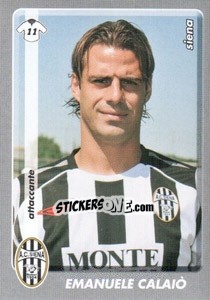 Cromo Emanuele Calaio - Calciatori 2008-2009 - Panini