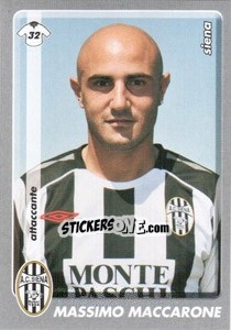 Cromo Massimo Maccarone - Calciatori 2008-2009 - Panini