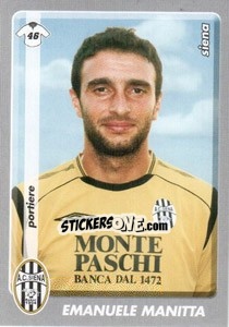 Figurina Emanuele Manitta - Calciatori 2008-2009 - Panini