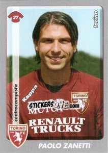 Sticker Paolo Zanetti - Calciatori 2008-2009 n. 448 - Panini
