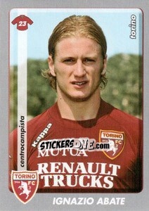 Sticker Ignazio Abate - Calciatori 2008-2009 - Panini