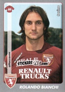 Sticker Rolando Bianchi - Calciatori 2008-2009 n. 455 - Panini
