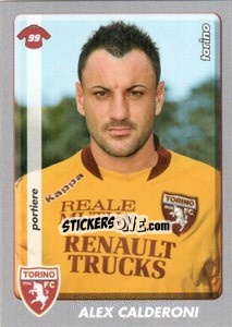 Figurina Alex Calderoni - Calciatori 2008-2009 - Panini