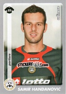 Sticker Samir Handanovic - Calciatori 2008-2009 n. 458 - Panini