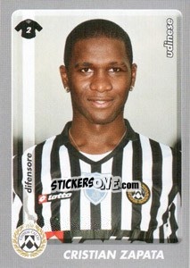 Sticker Cristian Zapata - Calciatori 2008-2009 - Panini