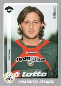Sticker Emanuele Belardi - Calciatori 2008-2009 n. 480 - Panini