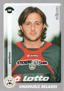 Figurina Emanuele Belardi - Calciatori 2008-2009 - Panini