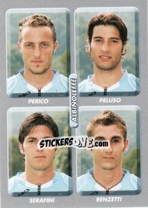 Sticker Perico / Peluso / Serafini / Renzetti - Calciatori 2008-2009 n. 484 - Panini