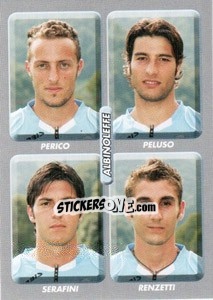 Sticker Perico / Peluso / Serafini / Renzetti - Calciatori 2008-2009 - Panini