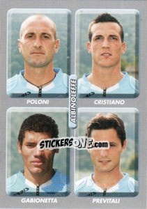 Sticker Poloni / Cristiano / Gabionetta / Previtali - Calciatori 2008-2009 n. 486 - Panini