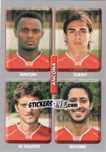 Cromo Rincon / Turali / Di Fausto / Olivieri - Calciatori 2008-2009 - Panini