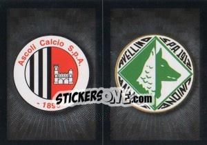 Sticker Scudetto(Ascoli/Avellino) - Calciatori 2008-2009 - Panini