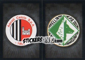 Figurina Scudetto(Ascoli/Avellino) - Calciatori 2008-2009 - Panini