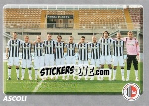 Figurina Squadra (Ascoli) - Calciatori 2008-2009 - Panini