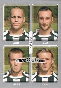 Sticker Aloe / luci / pesce / luisi - Calciatori 2008-2009 n. 498 - Panini