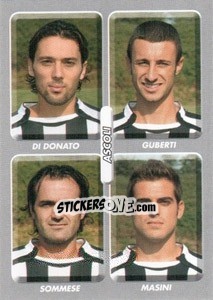 Sticker Di Donato / Guberti / Sommese / Masini - Calciatori 2008-2009 n. 499 - Panini