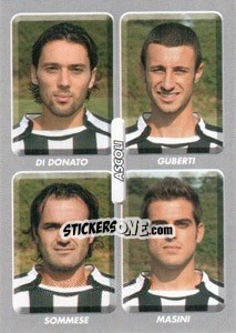 Cromo Di Donato / Guberti / Sommese / Masini - Calciatori 2008-2009 - Panini