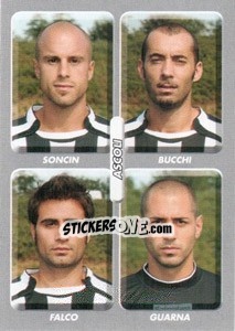 Sticker Soncin / Bucchi / Falco / Guarna - Calciatori 2008-2009 n. 500 - Panini