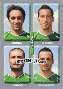 Sticker Ciotola / di Cecco / dettori / de Martino - Calciatori 2008-2009 n. 504 - Panini