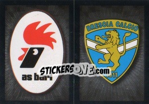 Sticker Scudetto(Bari/Brescia) - Calciatori 2008-2009 n. 507 - Panini