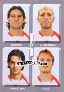 Sticker Esposito / Masiello / Andrea Ranocchia /  Alessandro Gazzi - Calciatori 2008-2009 - Panini