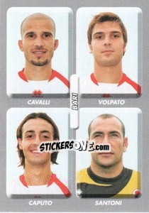 Sticker Cavalli / Volpato / Caputo / Santoni - Calciatori 2008-2009 n. 513 - Panini