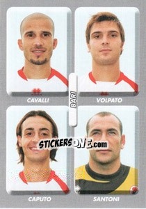 Cromo Cavalli / Volpato / Caputo / Santoni - Calciatori 2008-2009 - Panini