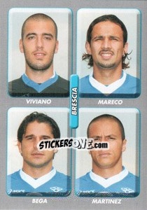 Sticker Emiliano Viviano / Mareco / Bega / Martinez - Calciatori 2008-2009 n. 515 - Panini