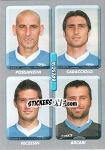 Sticker Possanzini / Caracciolo / Feczesin / Arcari - Calciatori 2008-2009 - Panini