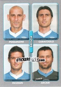 Sticker Possanzini / Caracciolo / Feczesin / Arcari - Calciatori 2008-2009 n. 519 - Panini