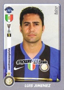 Sticker Luis Jimenez - Calciatori 2008-2009 - Panini