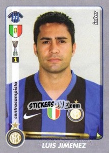 Sticker Luis Jimenez - Calciatori 2008-2009 n. A46 - Panini
