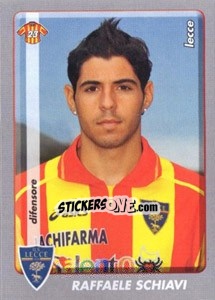 Cromo Raffaele Schiavi - Calciatori 2008-2009 - Panini