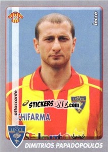Sticker Dimitris Papadopoulos - Calciatori 2008-2009 n. A65 - Panini
