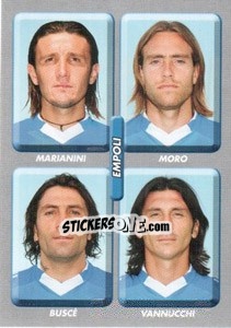 Cromo Marianini / moro / busce / vannucchi - Calciatori 2008-2009 - Panini